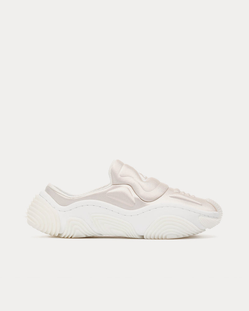 Alexander Wang AW Vortex Mule in Lycra White Slip On Sneakers - 1