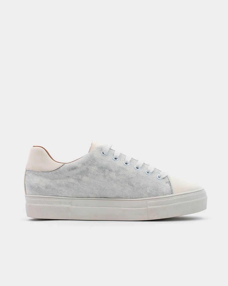 Allkind Lucy Vegan Leather Lace White Low Top Sneakers - 1