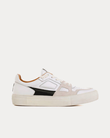 AMI Ami De Coeur White / Black Low Top Sneakers