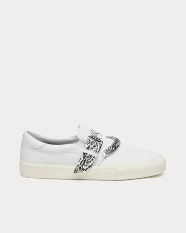 AMIRI Bandana Chain White Slip On Sneakers