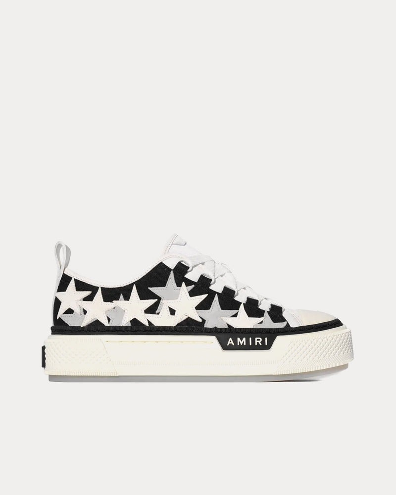 AMIRI Stars Court Low Black / White Low Top Sneakers - 1