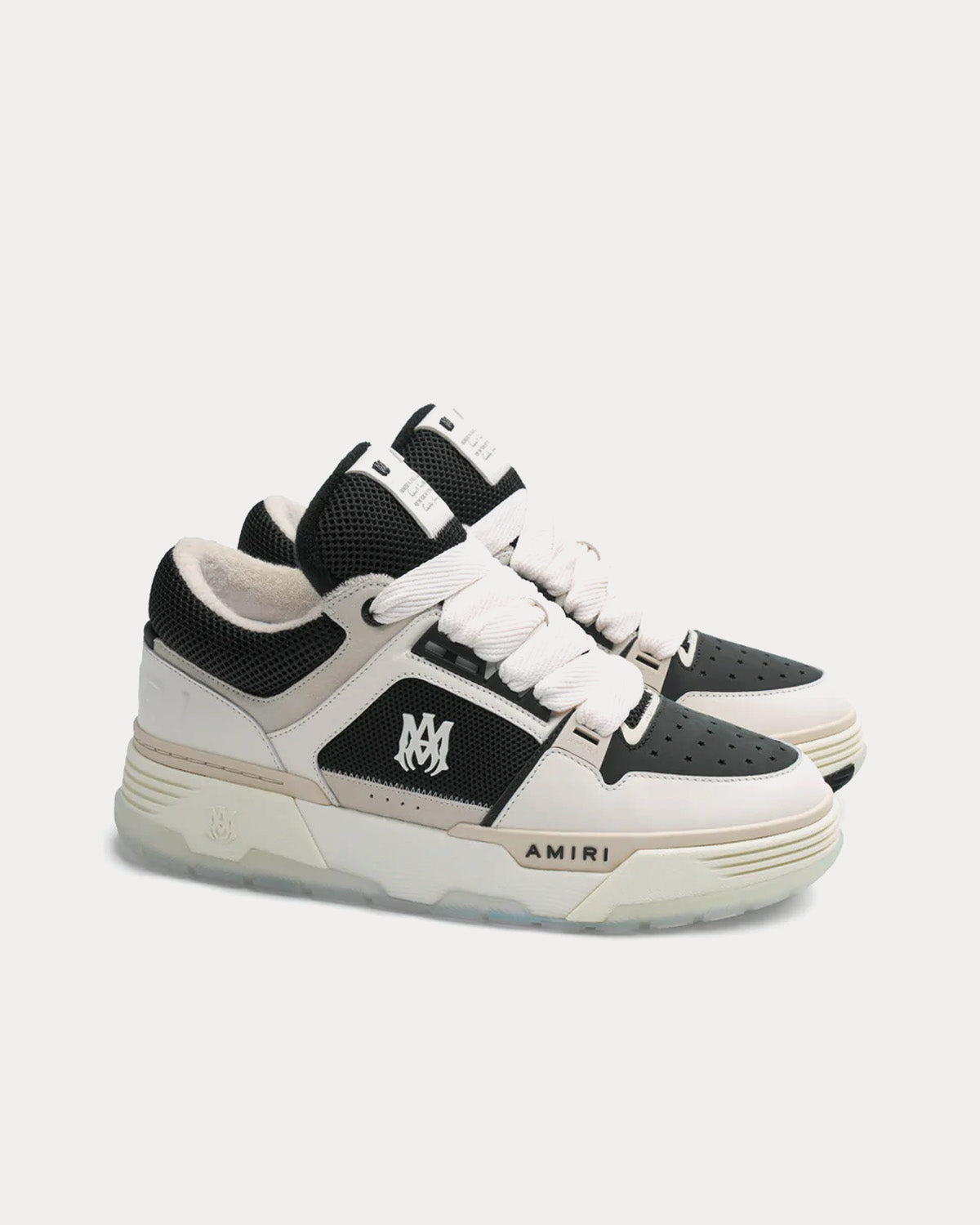 AMIRI MA-1 White / Black Low Top Sneakers - 2