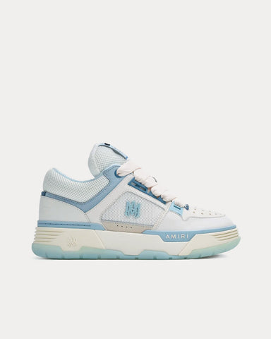 AMIRI MA-1 White / Blue Low Top Sneakers