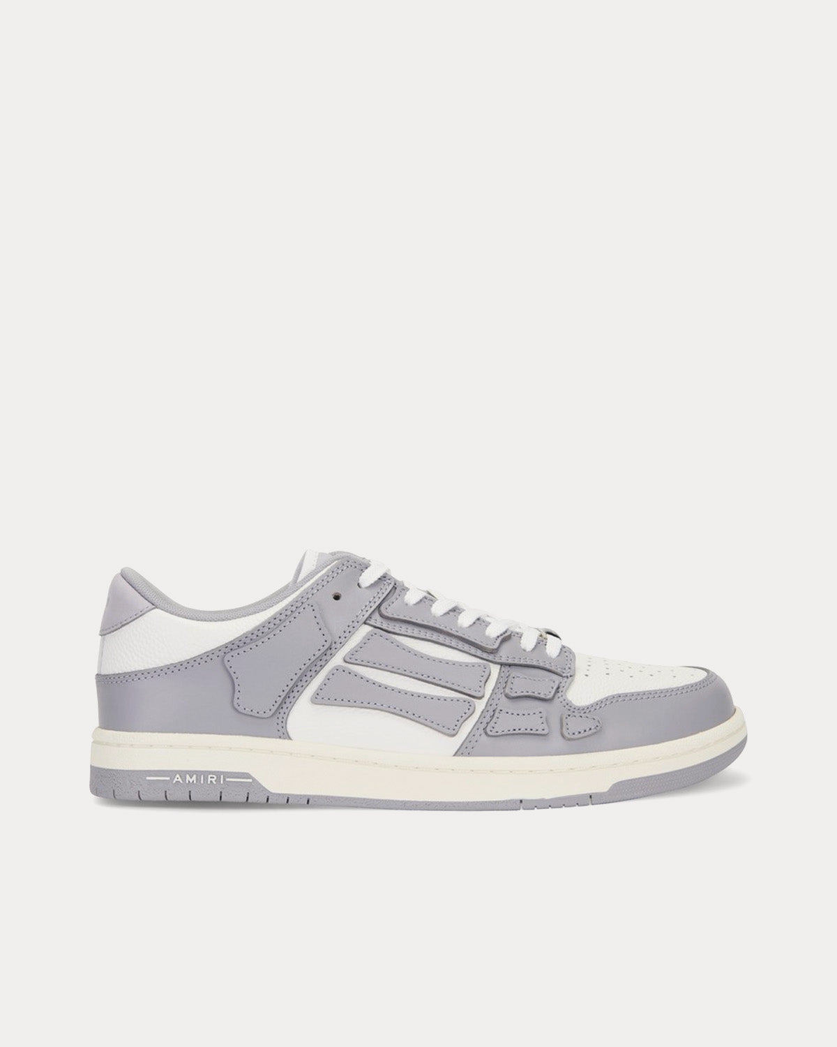 AMIRI Skel-Top Grey / White Low Top Sneakers - 1