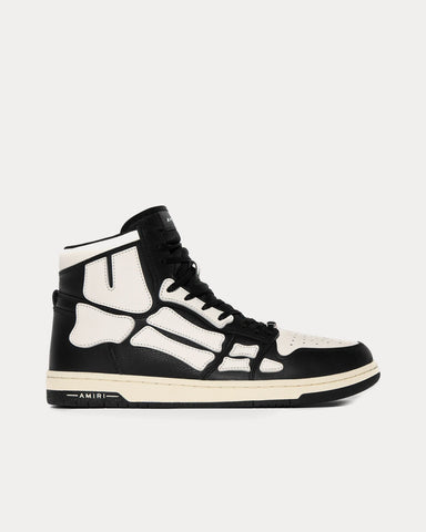 AMIRI Skel-Top Hi Black / White High Top Sneakers