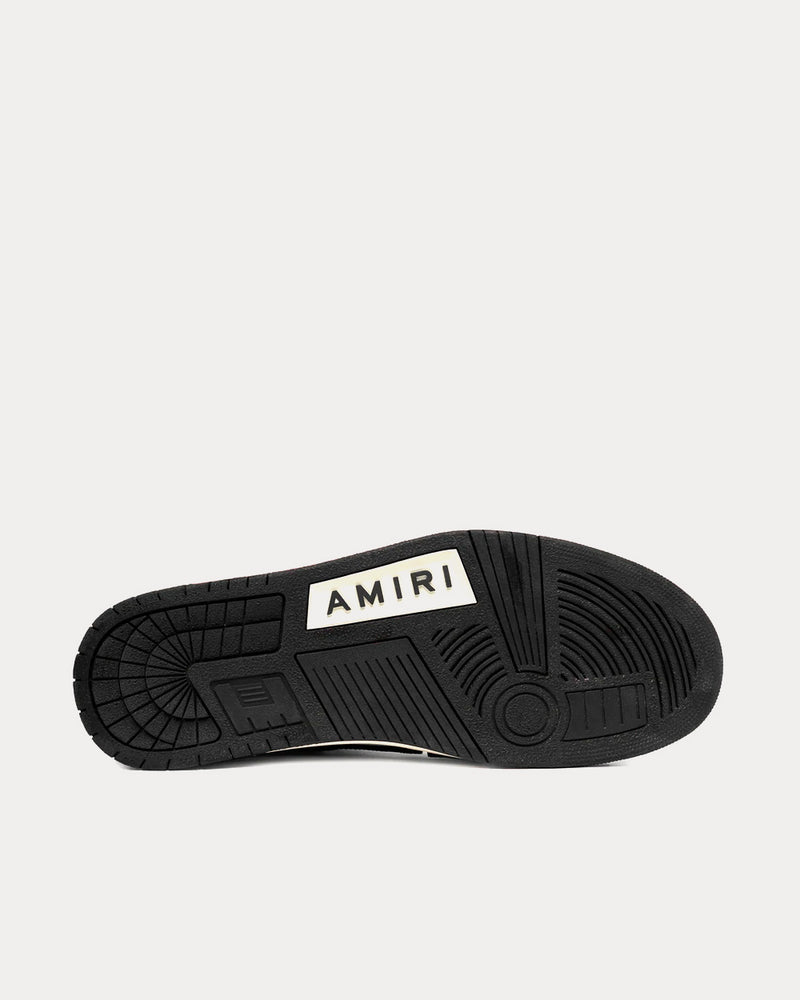 AMIRI Skel-Top Hi Black / White High Top Sneakers - 5