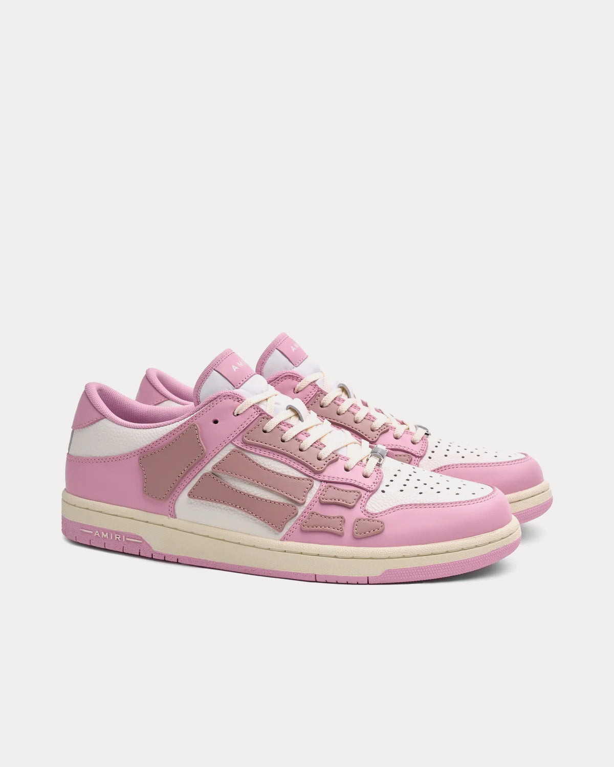 AMIRI Skel Top Baby Pink Low Top Sneakers - 3