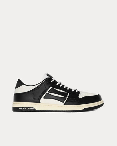 AMIRI Skel Top White / Black Low Top Sneakers