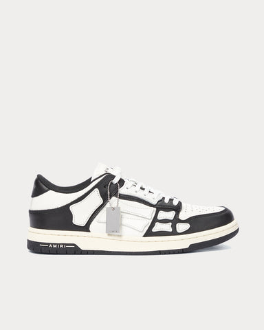 AMIRI Skel Top Low Black / White Low Top Sneakers