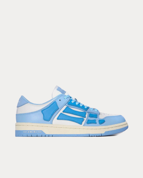 AMIRI Skel Top Low Powder Blue / White Low Top Sneakers - Sneak in Peace