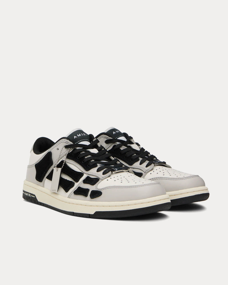 AMIRI Skel-Top Grey / Black / White Low Top Sneakers - 2