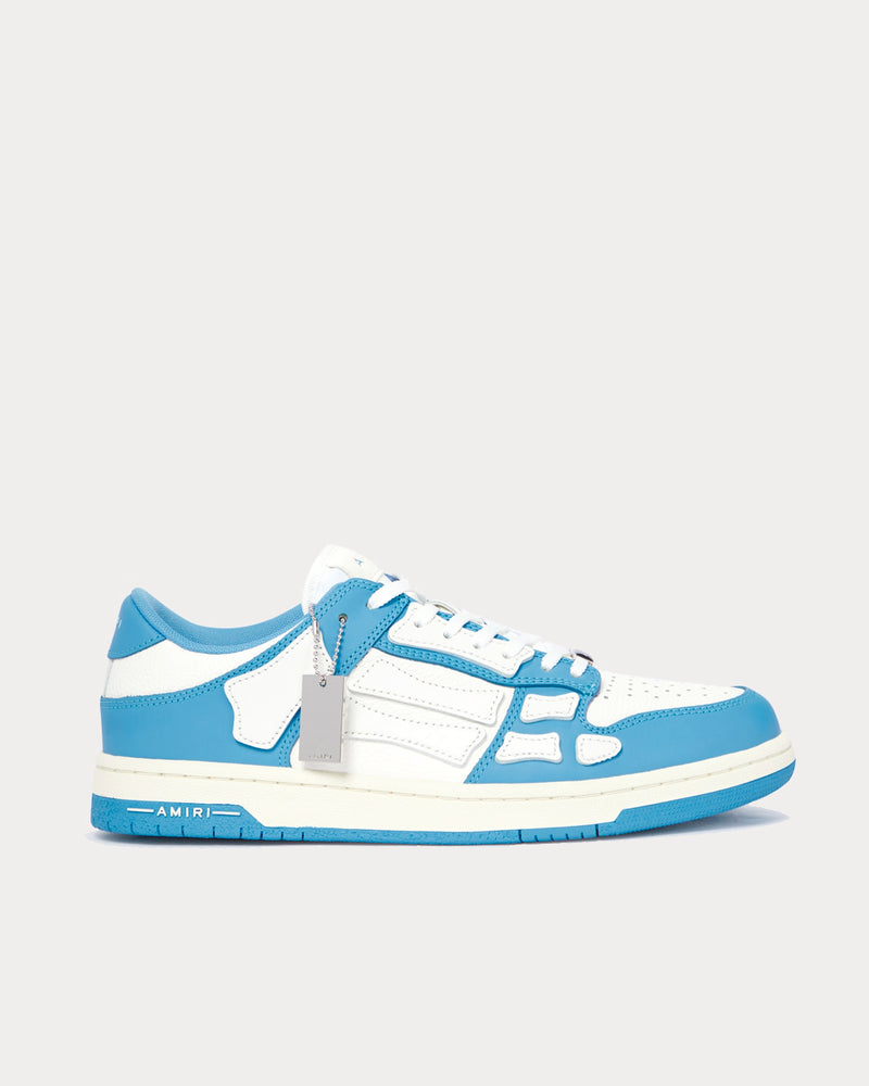 AMIRI Skel Top Low Powder Blue / White Low Top Sneakers - 1