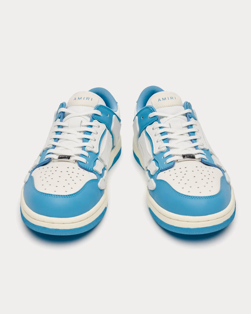 AMIRI Skel Top Low Powder Blue / White Low Top Sneakers - 3