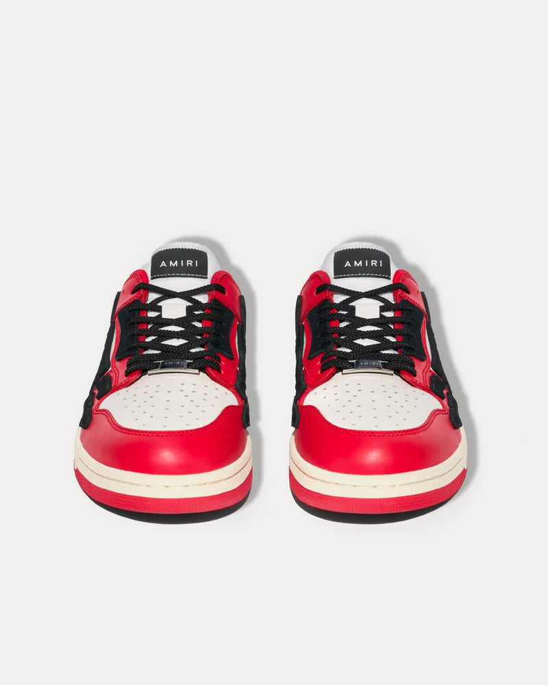 AMIRI Skel-Top Red / White Low Top Sneakers - 2