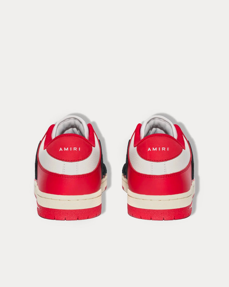 AMIRI Skel-Top Red / White Low Top Sneakers - 3