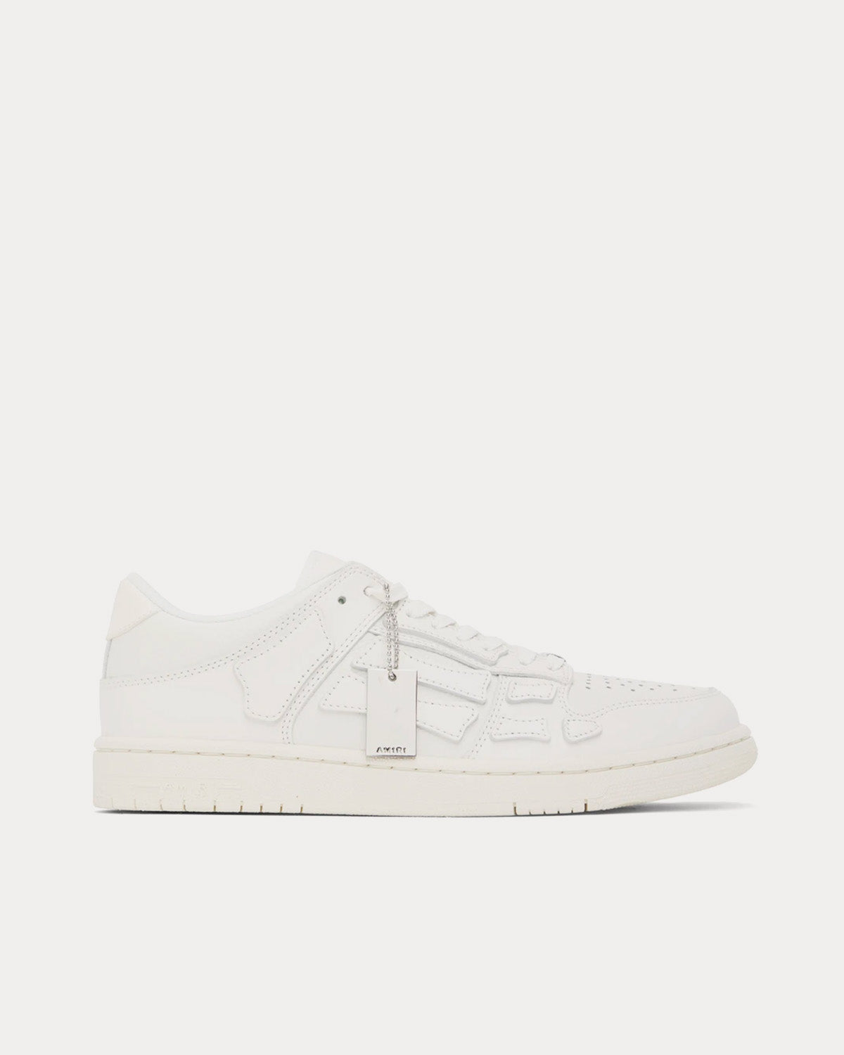 AMIRI Skel-Top Low White / Pink Low Top Sneakers - Sneak in Peace