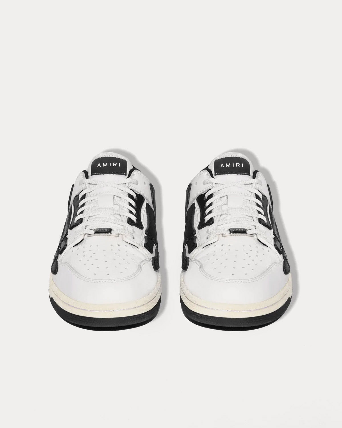 AMIRI Skel-Top White / Black Low Top Sneakers - 2