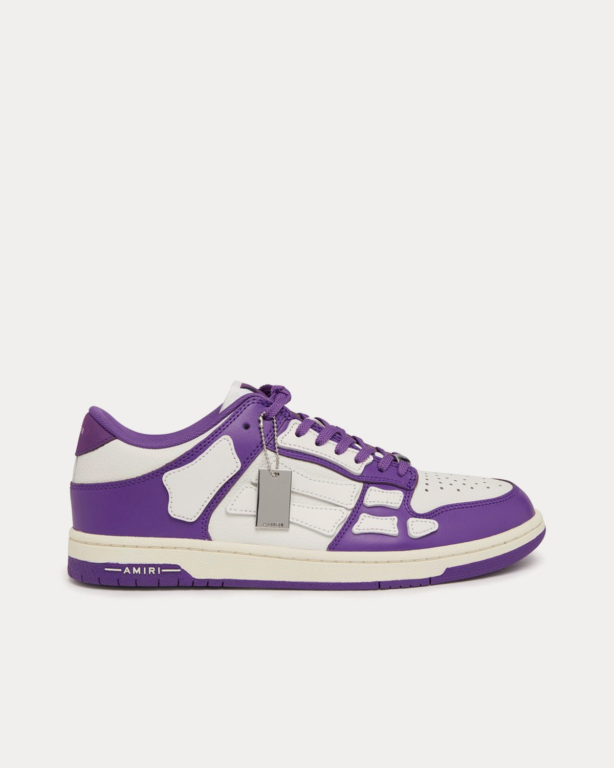 AMIRI Skel-Top Purple / White Low Top Sneakers - 1