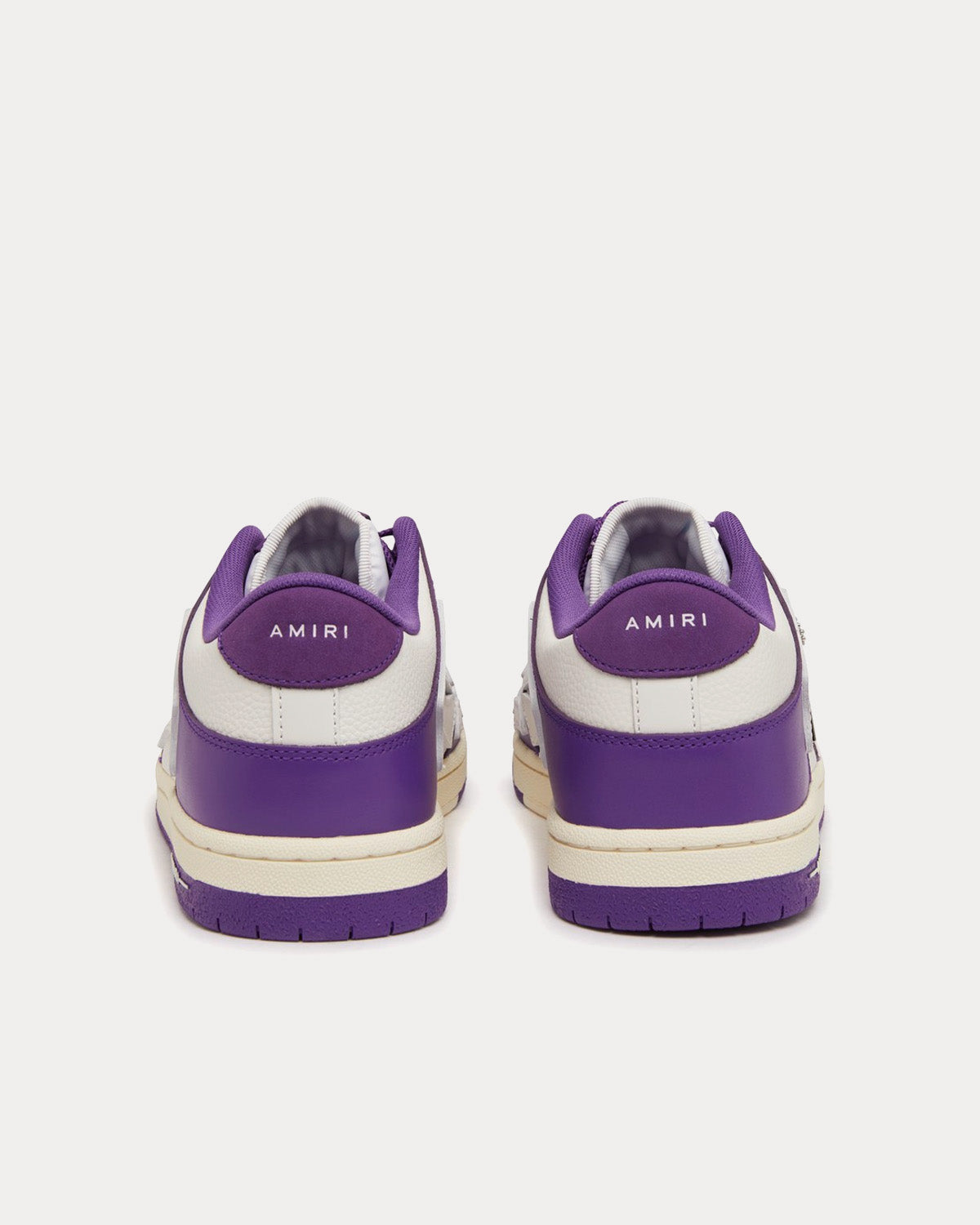 AMIRI Skel-Top Purple / White Low Top Sneakers - 4