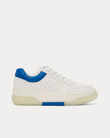 AMIRI Stadium White / Blue Low Top Sneakers