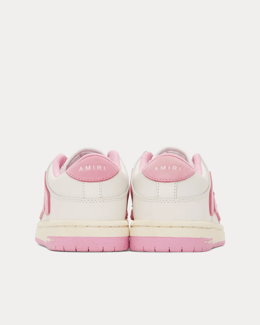 AMIRI Skel-Top Low White / Pink Low Top Sneakers - 3