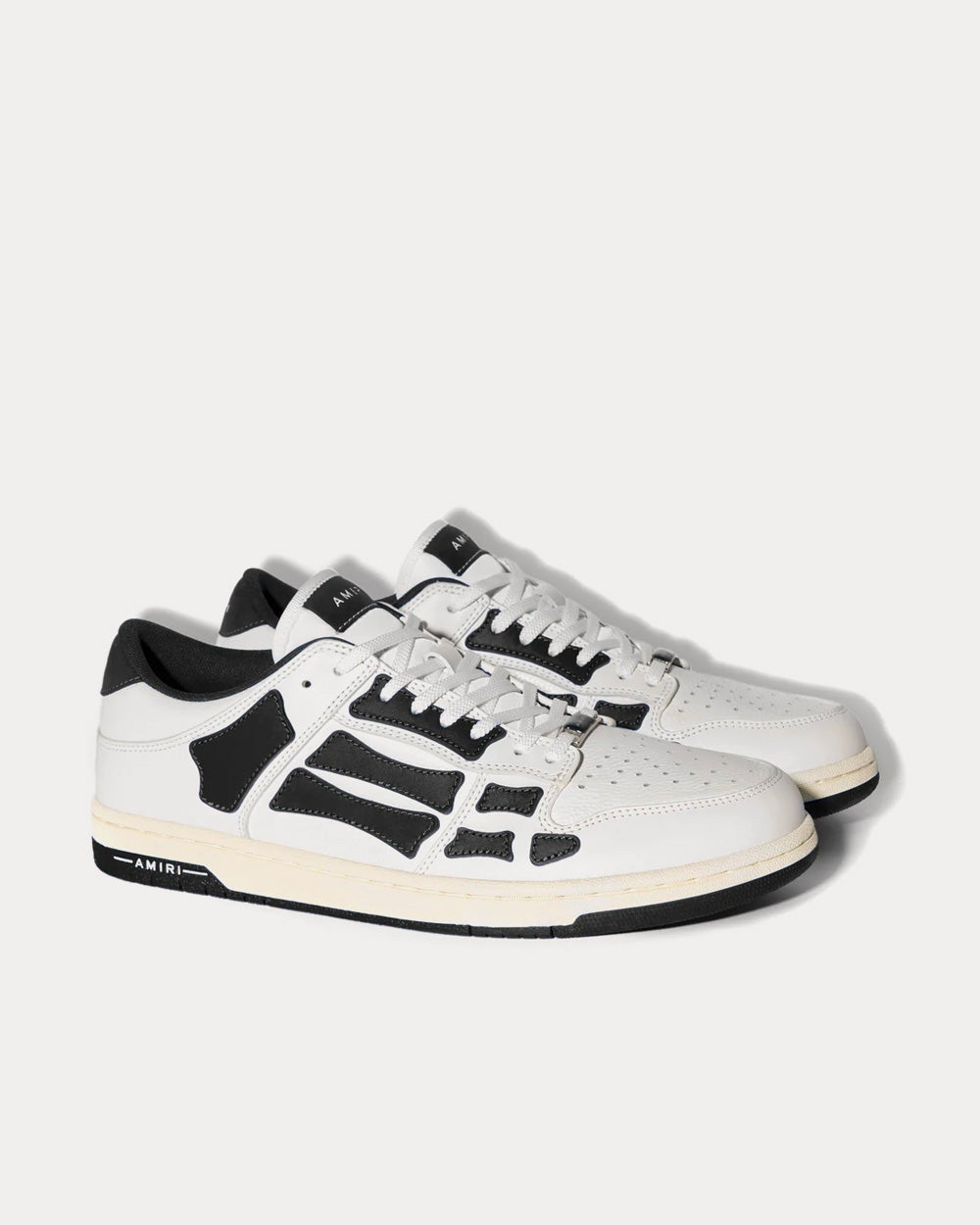 AMIRI Skel-Top Low Black / White Low Top Sneakers - 3