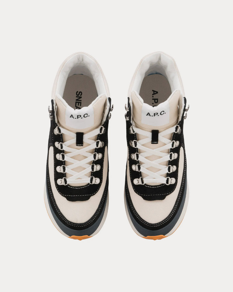 A.P.C. Léonard Black High Top Sneakers - 2