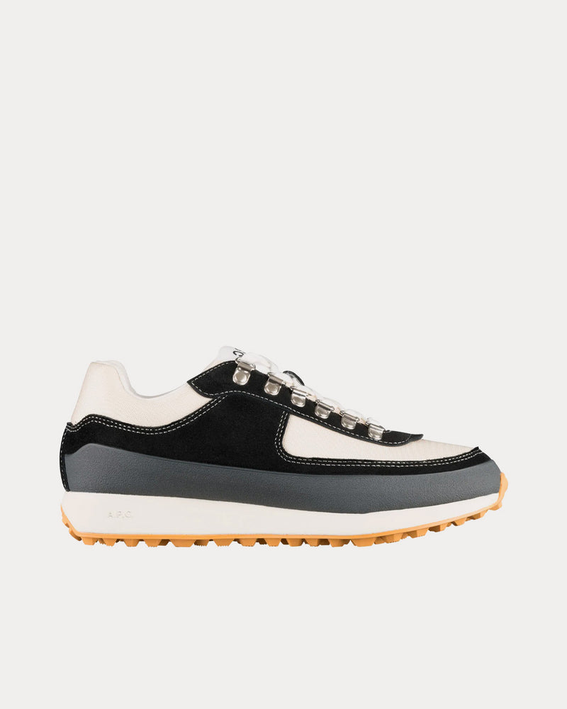 A.P.C. Léonard Basse Black Low Top Sneakers - 1