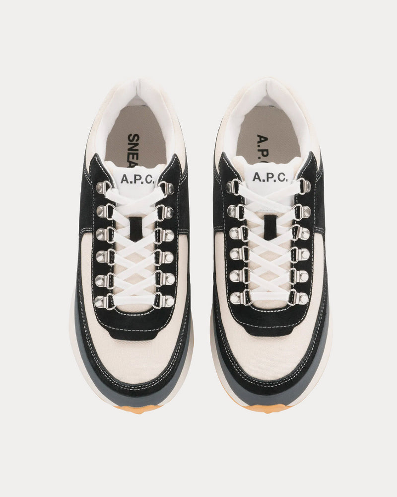 A.P.C. Léonard Basse Black Low Top Sneakers - 2