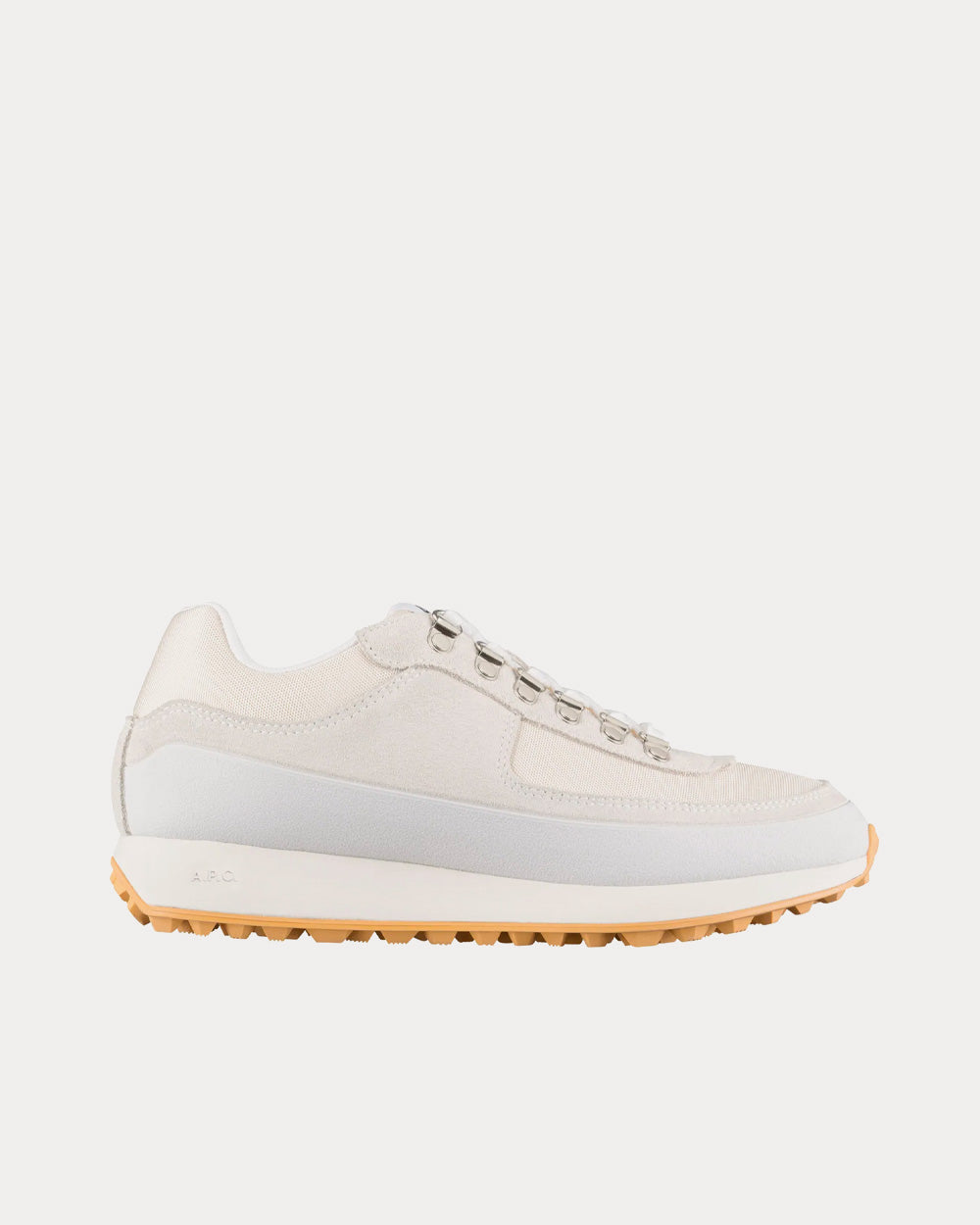 A.P.C. Léonard Basse White Low Top Sneakers - 1