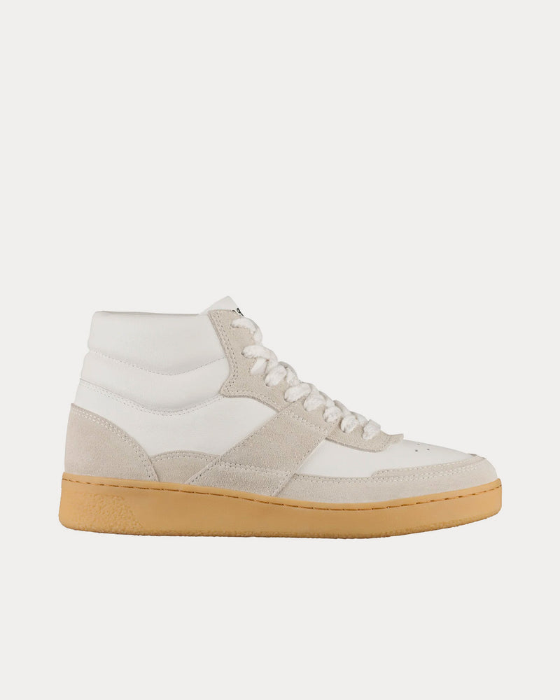 A.P.C. Plain High Caramel High Top Sneakers - 1