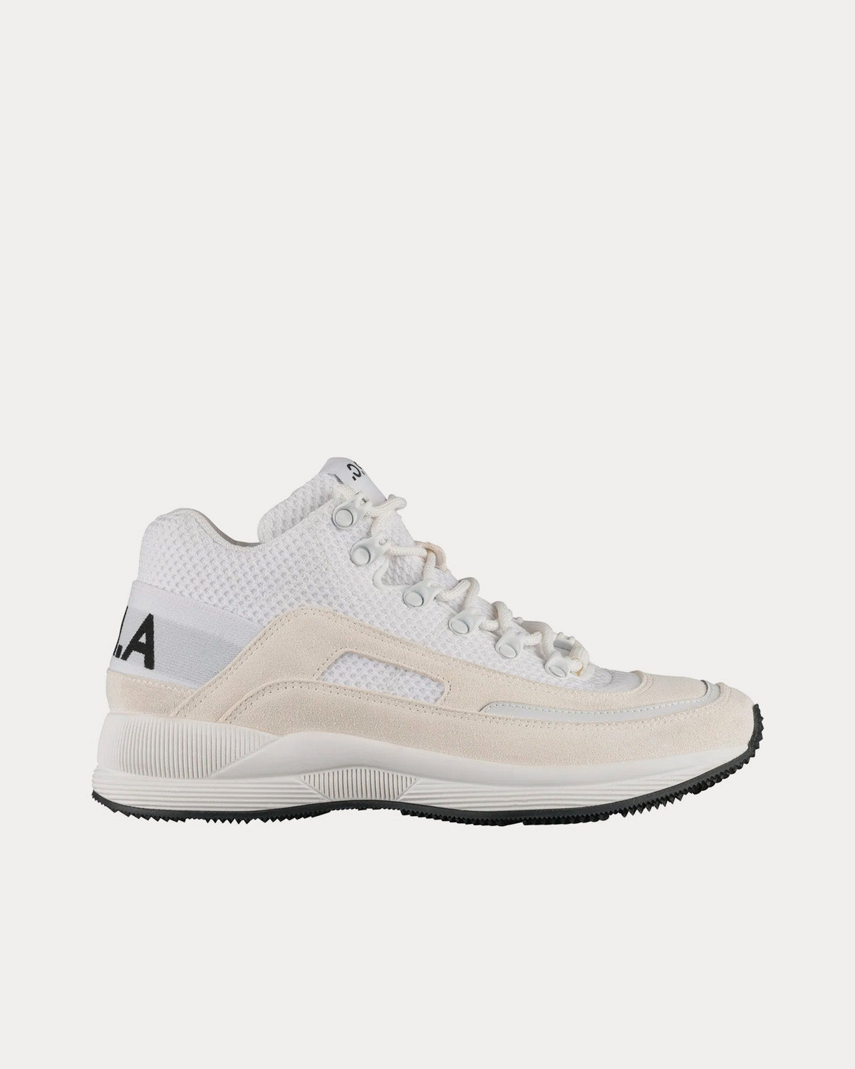 A.P.C. Run Around High White Running Shoes - 1