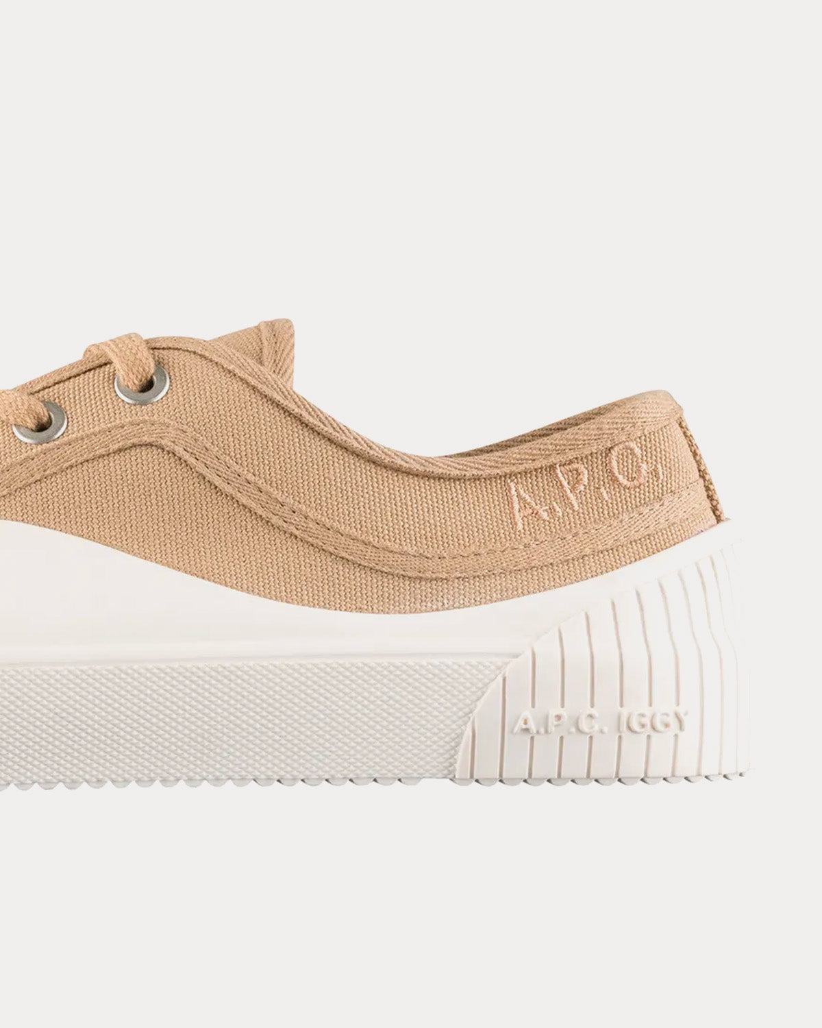 A.P.C. Iggy Basse Camel Low Top Sneakers - 4