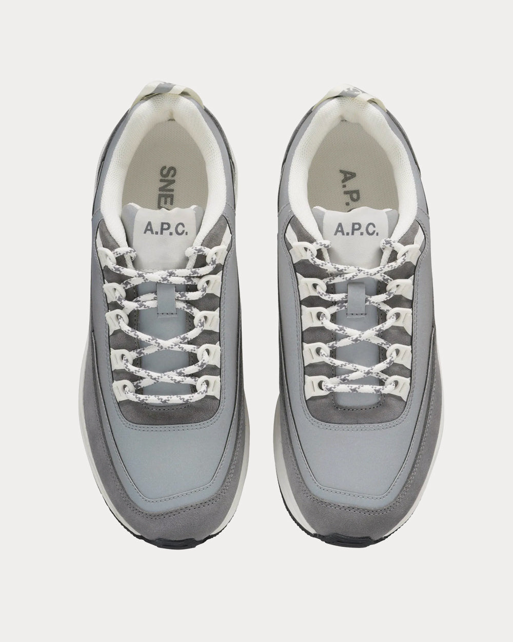 A.P.C. Jay Silvertone Low Top Sneakers - 3