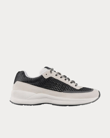 A.P.C. Spencer White & Black Running Trainers