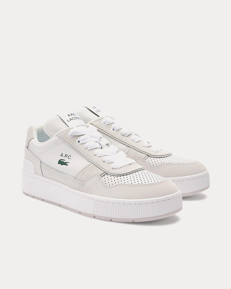 A.P.C. x Lacoste Ace White / Off White Low Top Sneakers - 3