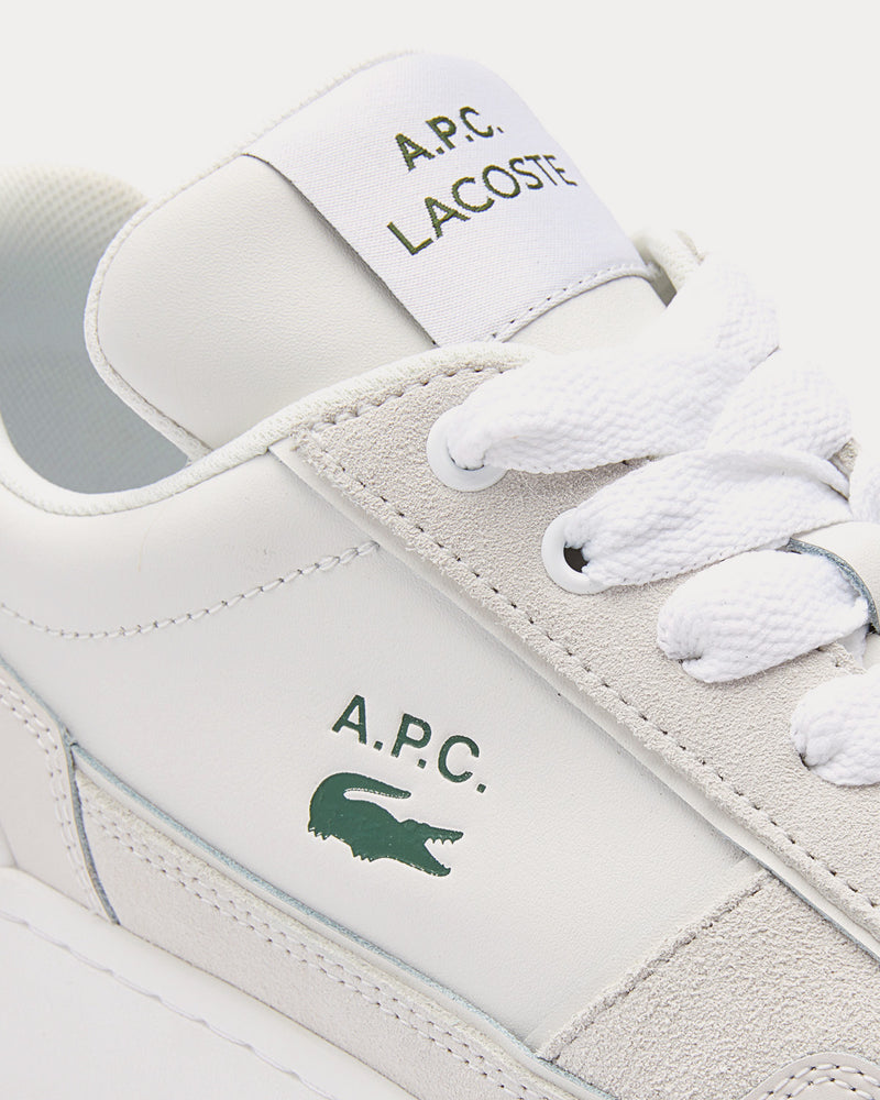 A.P.C. x Lacoste Ace White / Off White Low Top Sneakers - 5