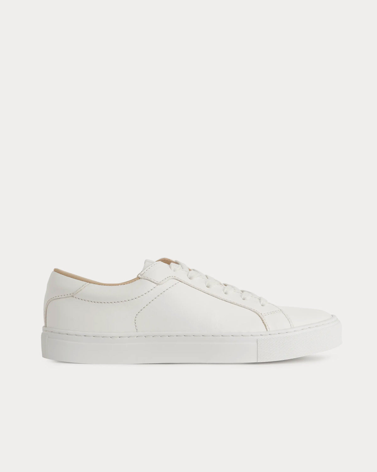 Arket Leather Court White Low Top Sneakers - 1