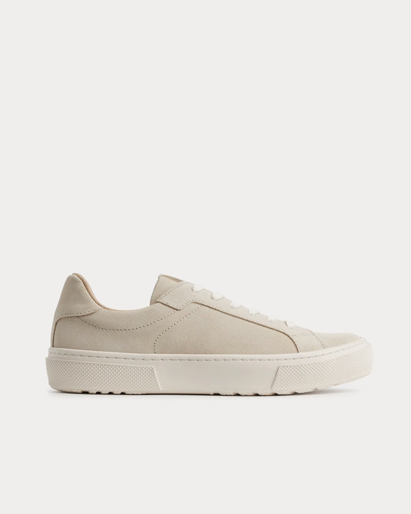 Arket Suede Court Beige Low Top Sneakers - 1