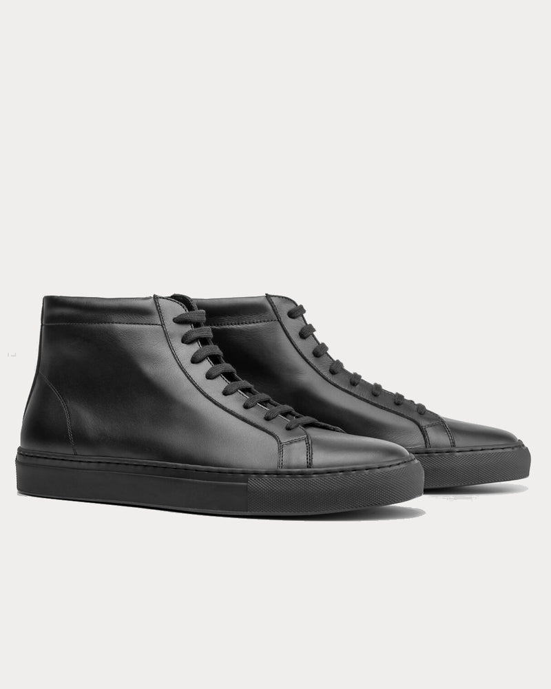 Artisan Lab Essential Black High Top Sneakers - 2