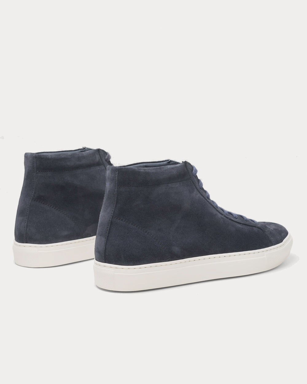 Artisan Lab Suede Vintage Navy High Top Sneakers - 3