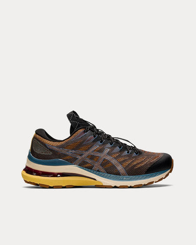 Asics FN3-S Gel-Kayano 28 Anthracite / Antique Gold Running Shoes