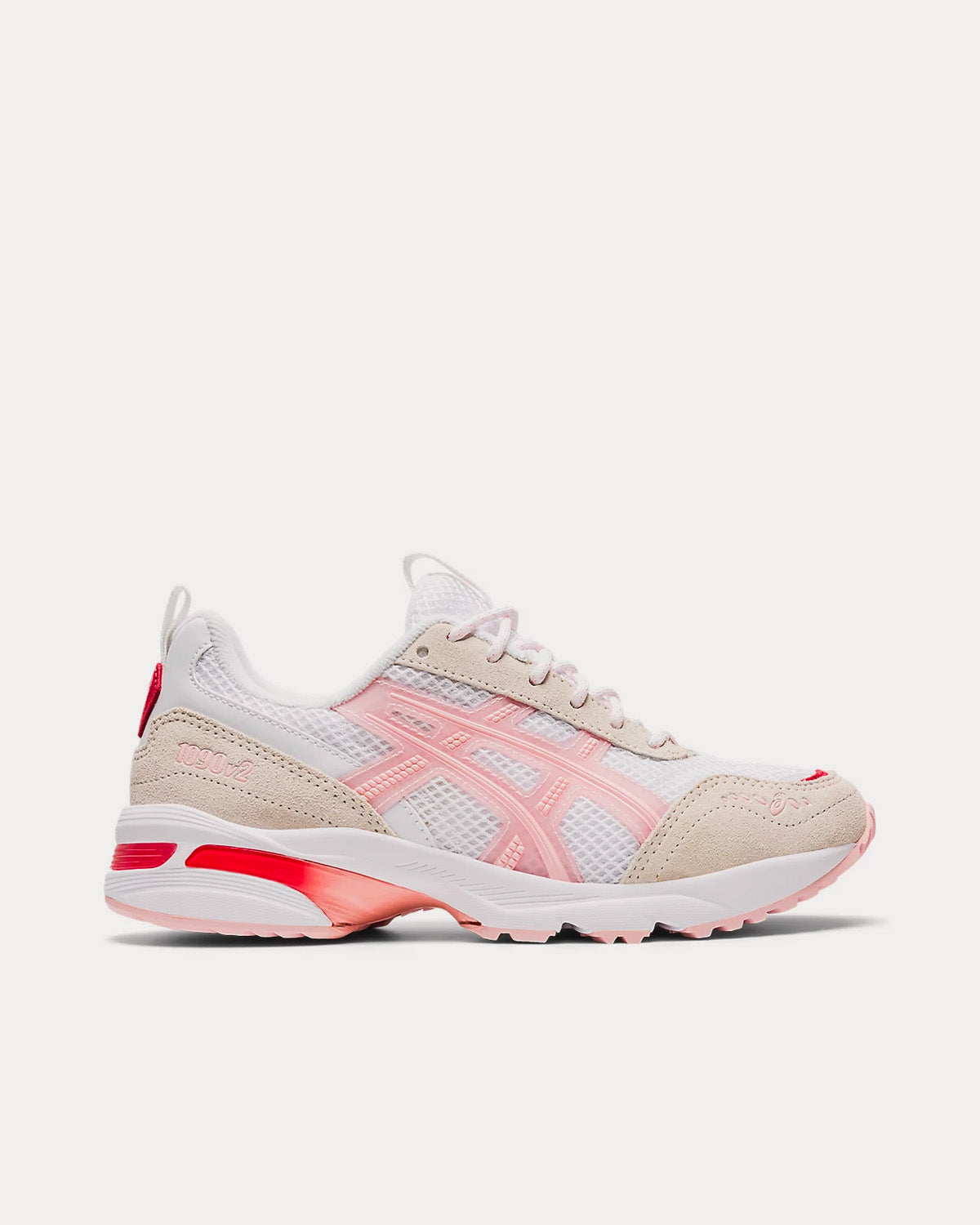 Asics GEL-1090v2 White / Frosted Rose Running Shoes - 1