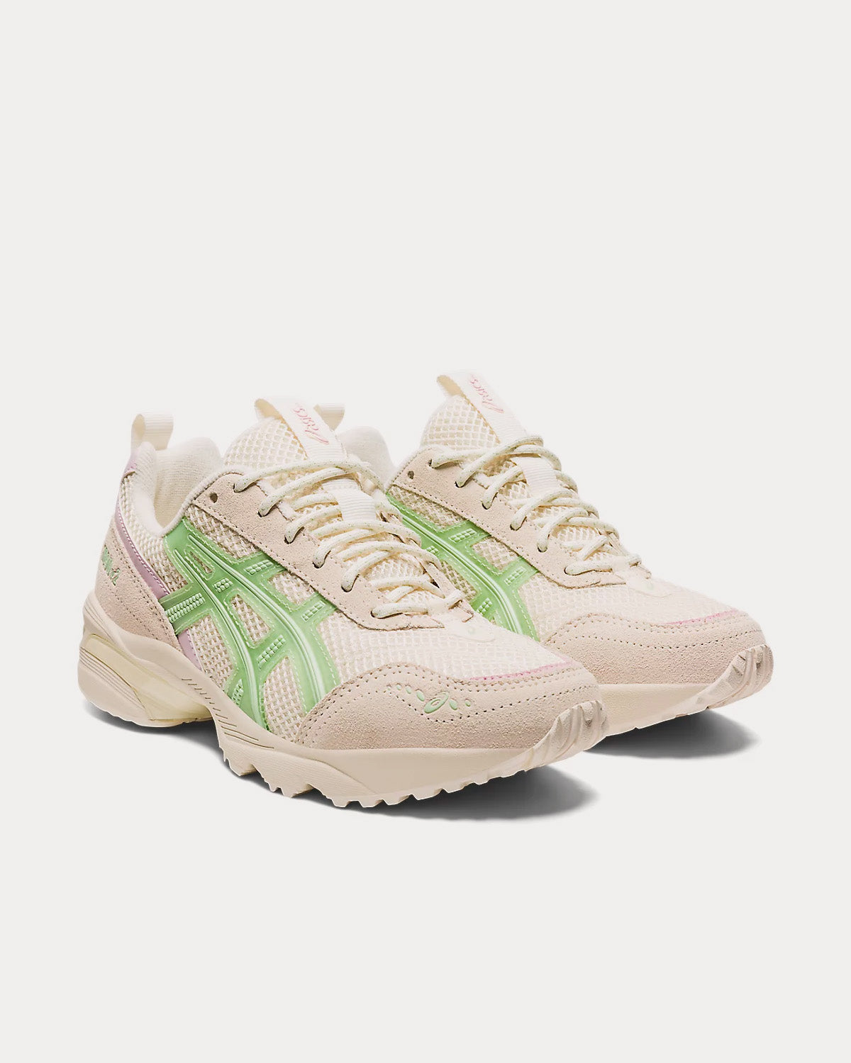 Asics GEL-1090v2 Cream / Jade Running Shoes - 3