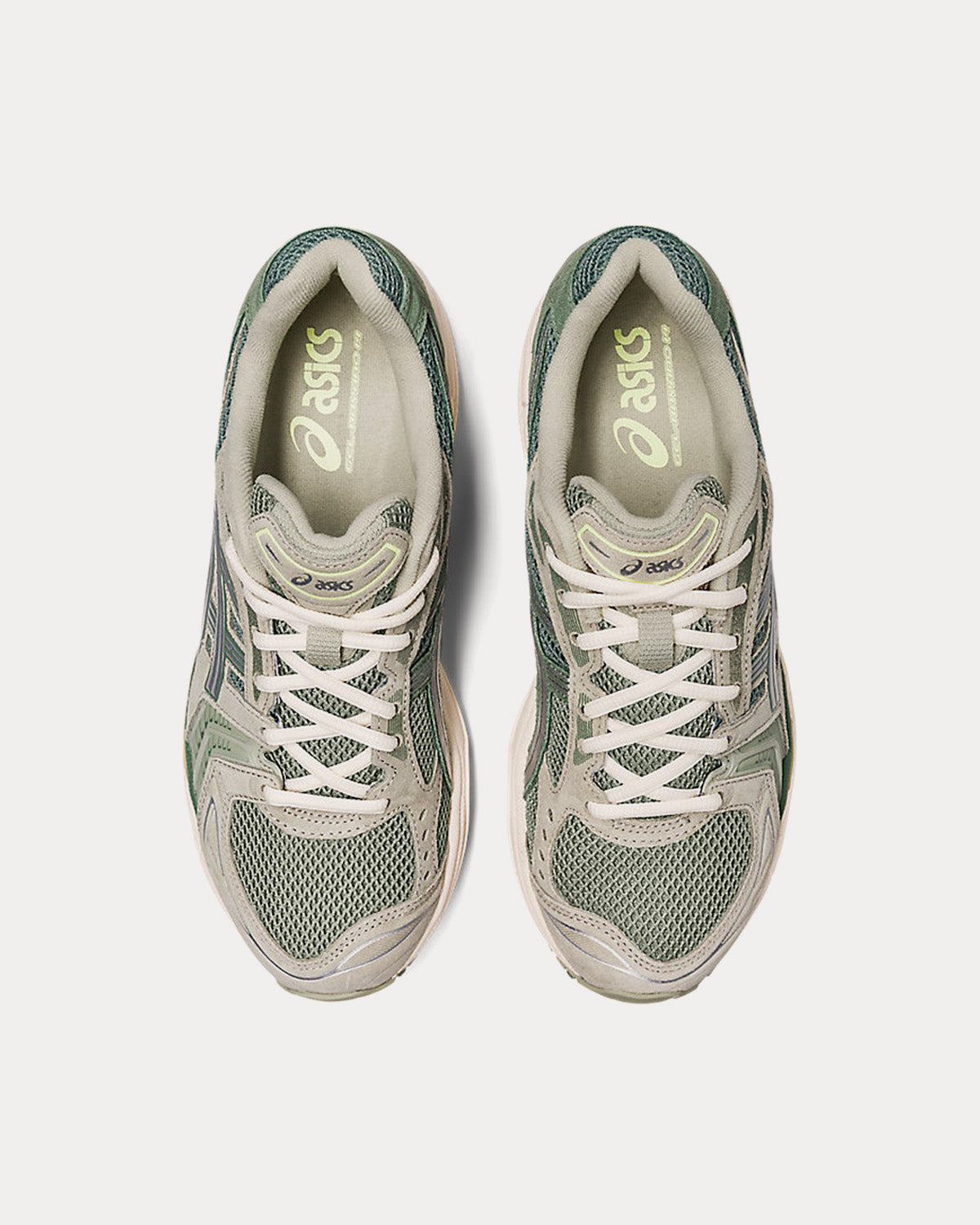 Asics GEL-KAYANO 14 Olive Grey / Pure Silver Running Shoes - 2