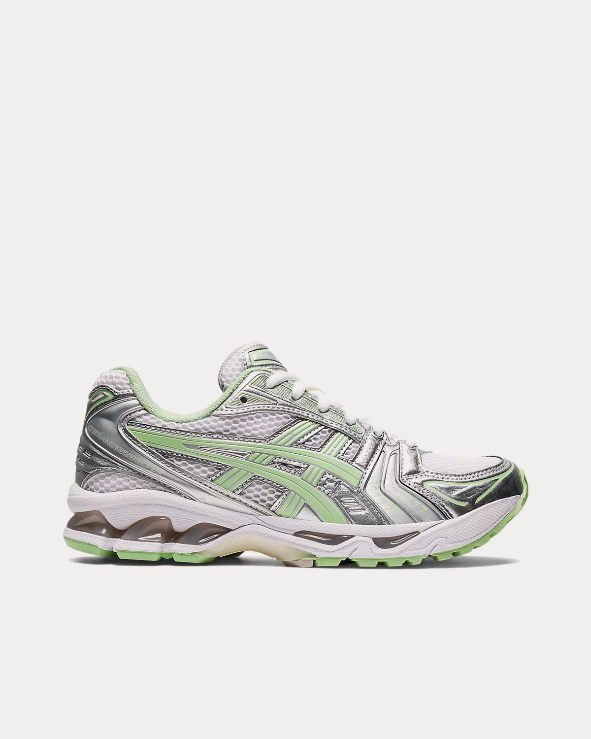 Asics Gel-Kayano 14 White / Jade Running Shoes - 1