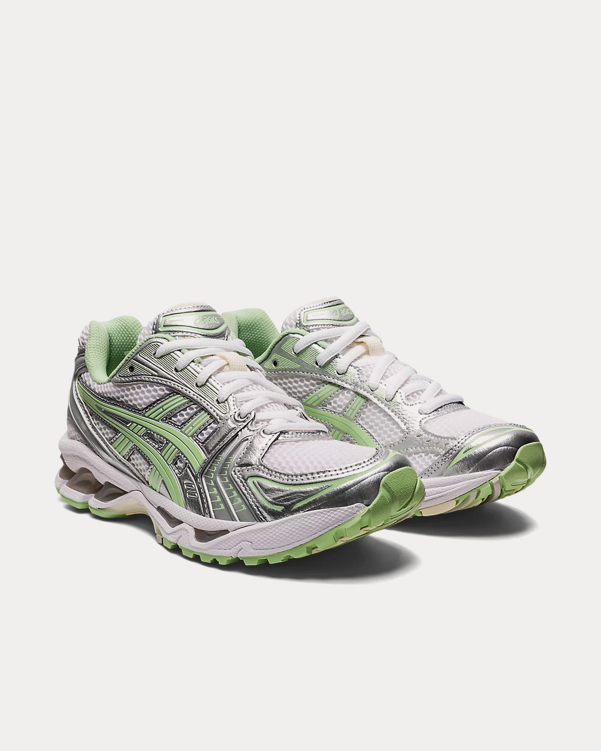 Asics Gel-Kayano 14 White / Jade Running Shoes - 3