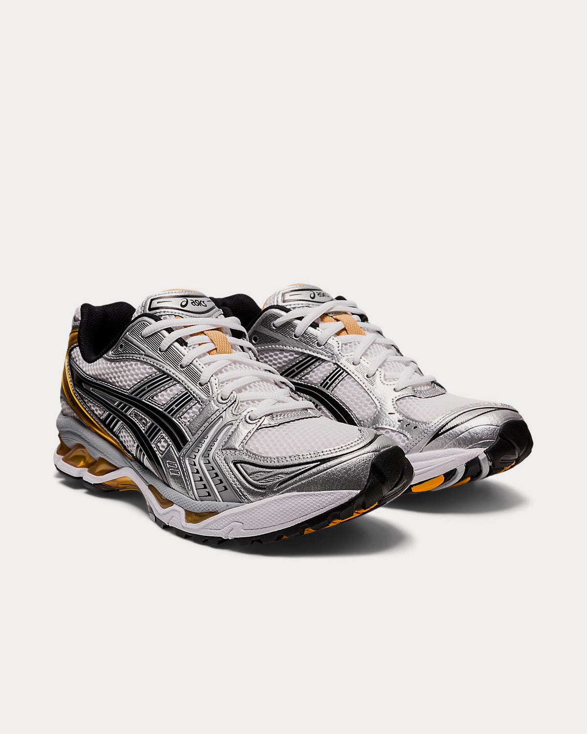 Asics GEL-KAYANO 14 White / Pure Gold Running Shoes - 3