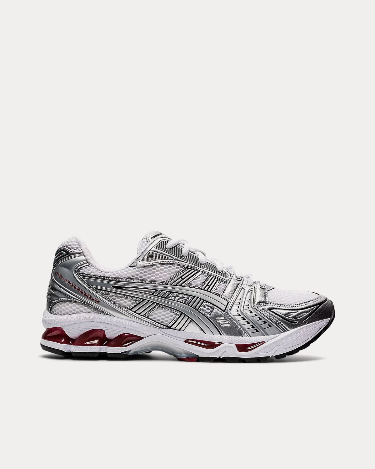 Asics GEL-KAYANO 14 White / Pure Silver Running Shoes - 1