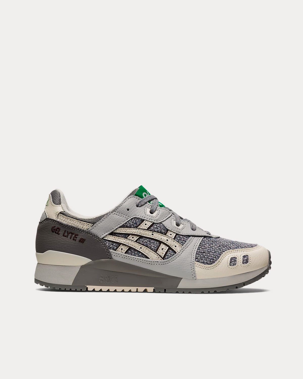 Asics GEL-LYTE III OG Oyster Grey / Cream Low Top Sneakers - 1